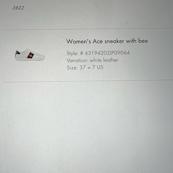 GUCCI ♥️💚 AUTHENTIC size 7 - Picture 11 of 11